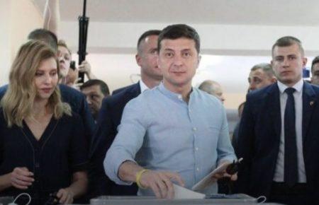 Зеленський проголосував на виборах