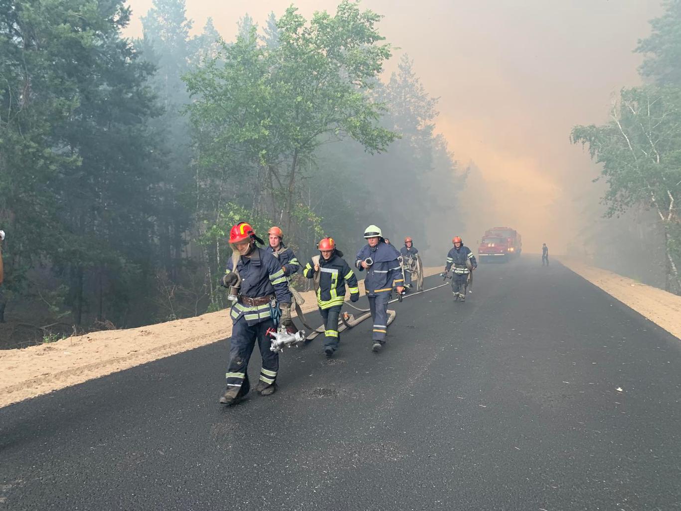 Унаслідок лісових пожеж на Луганщині загинула одна людина, четверо госпіталізовані — ДСНС