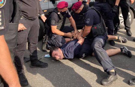 Демонтаж маєтку Барбана у Києві: поліція затримала двох активістів (фото, відео)