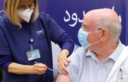 В Ізраїлі почали вакцинацію четвертою дозою вакцини проти COVID-19