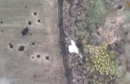 ЗСУ знищили позицію і боєприпаси росіян на Луганщині (ВІДЕО)