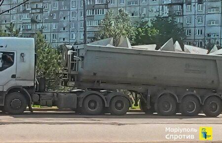 Окупанти везуть на Запоріжжя через Маріуполь «зуби дракона» (ВІДЕО)