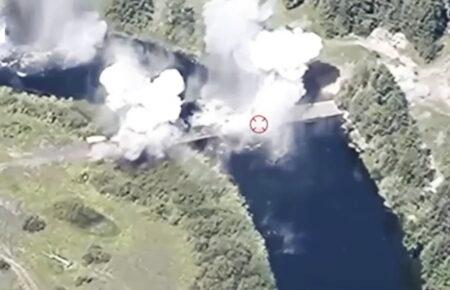 The Special Forces showed the destruction of Russian pontoon crossings in Kursk region
