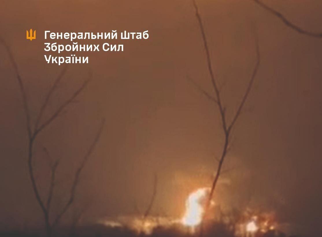 Сили оборони уразили нафтобазу «Ліскінська» — Генштаб