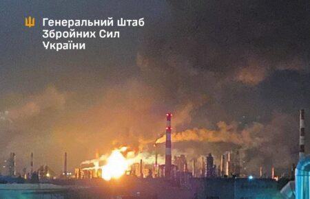 Генштаб підтвердив ураження Рязанського НПЗ та інших об'єктів російських окупантів