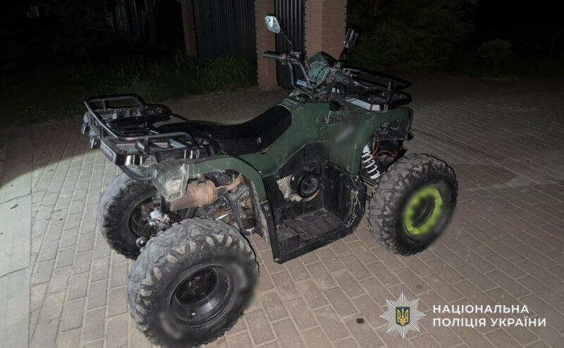 На Львівщині 10-річна дитина на квадроциклі збила пішохода