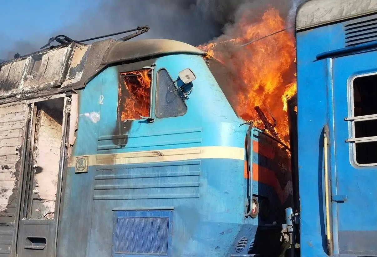 Окупанти атакували пасажирський поїзд на Запоріжжі