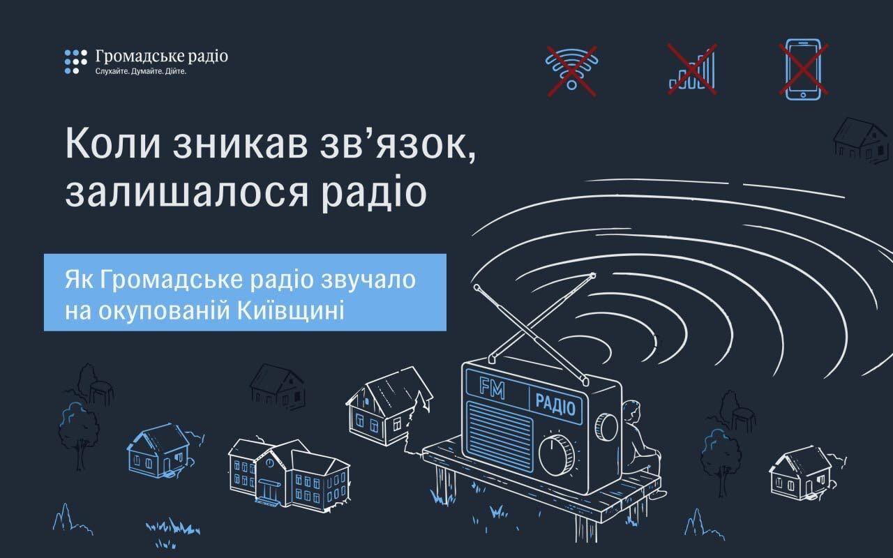 Коли зникав зв’язок, залишалося радіо: як Громадське радіо звучало на окупованій Київщині