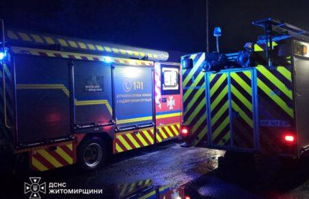 На Житомирщині завершили ліквідацію наслідків учорашнього російського обстрілу