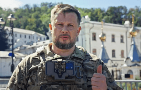 Білецький записав відеозвернення із Святогірська, про «захоплення» якого заявляв Путін