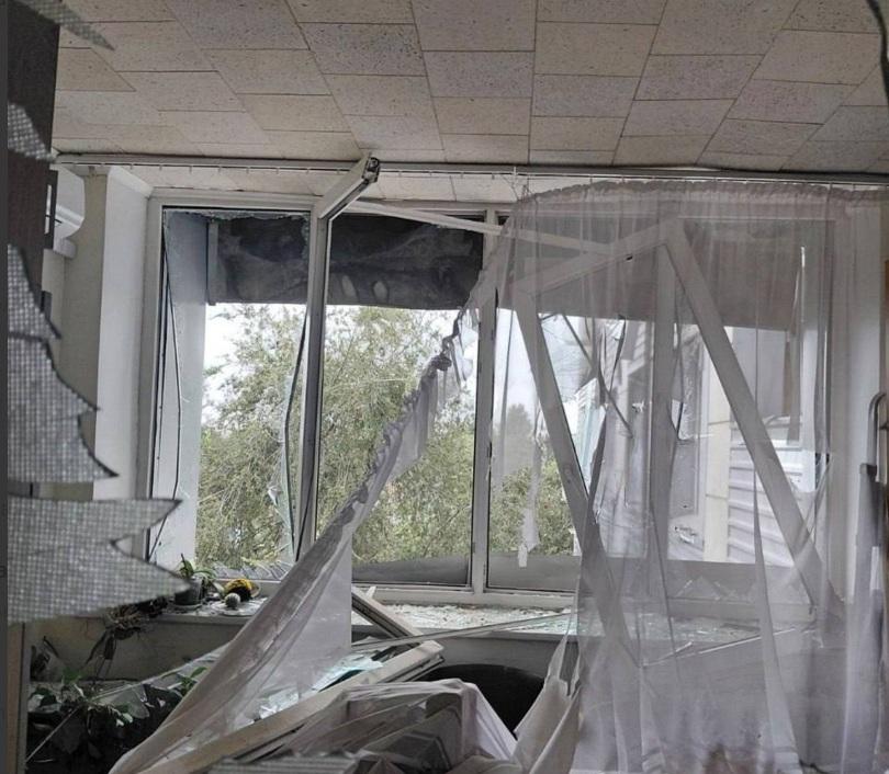 В Одесі внаслідок російської атаки пошкоджено лікарню в Хаджибейському районі